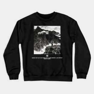 Mountain Samurai In Bushido Crewneck Sweatshirt